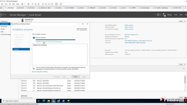 BACKUP ACTIVE DIRECTORY - WINDOWS SERVER 2022 смотреть онлайн