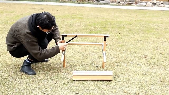 Folding mini Camping Table Aluminum Portable Roll-Up Picnic Table #camping #picnic #odm #oem смотреть онлайн