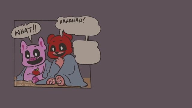 CatNap Sleeps With DogDay x CraftyCorn | Poppy Playtime Chapter 3┃Comic Dub смотреть онлайн