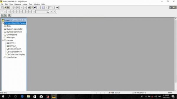 How to import fanuc cnc ladder backup file to fanuc ladder iii software