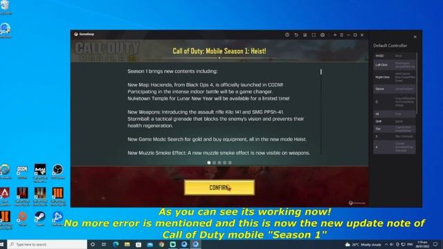 HOW TO FIX SORRY THERE WAS AN ERROR in CALL OF DUTY MOBILE GAMELOOP 2022 смотреть онлайн