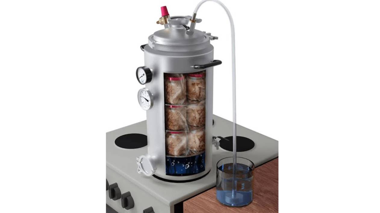 Тушёнка из курицы в автоклаве Wein 23 л. смотреть онлайн