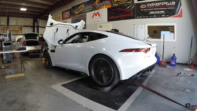 How Much Horsepower Does a Stock F-Type R Make?? Dyno Test! смотреть онлайн
