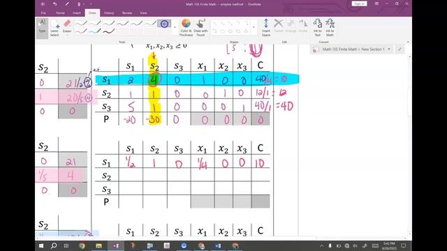 Math 135 simplex method video 2 смотреть онлайн