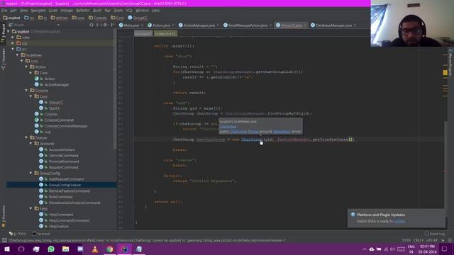 Making Whatsapp group chat bot with java | Working on Console Commands смотреть онлайн
