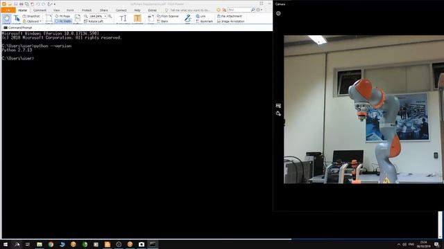 Controlling KUKA iiwa from PC using Python #02 смотреть онлайн
