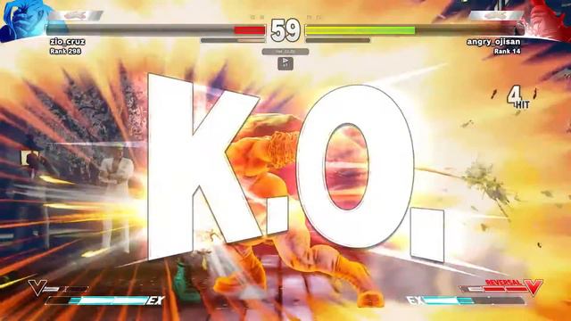 zio_cruz (Nash) vs angry_ojisan (Birdie) | Street Fighter 5 Beta 4 смотреть онлайн
