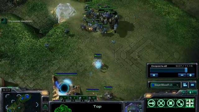 Starcraft 2 Thor attacks смотреть онлайн