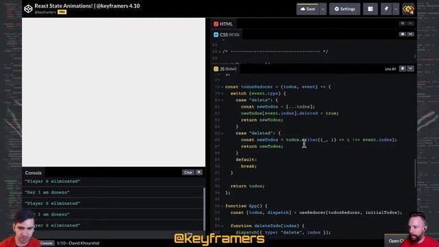 LIVE: React State Animations | @keyframers 4.10 смотреть онлайн