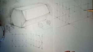 Построение шестигранной призмы