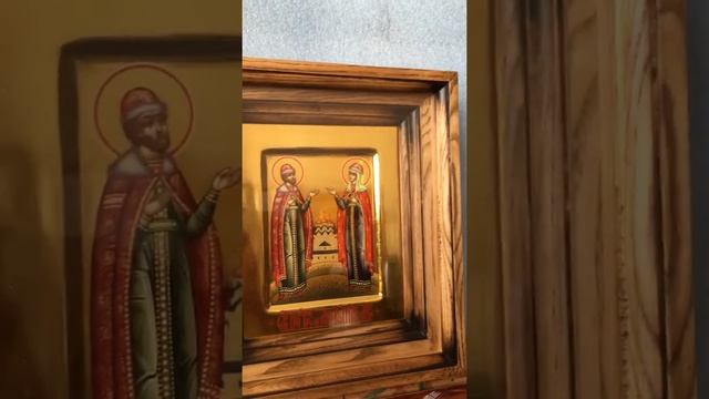 Икона святых Петр и Феврония Муромские - лучший подарок на свадьбу и венчание!!! WWW.IKONA33.RU смотреть онлайн