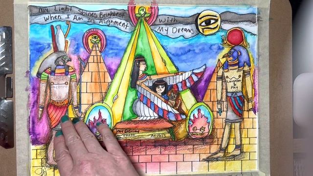 Intuitive Art: Egyptian Spirit Guides & Family/ Symbol’s & Meaning смотреть онлайн