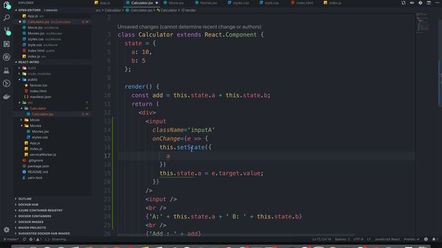 17 React JS In Telugu - State Change смотреть онлайн