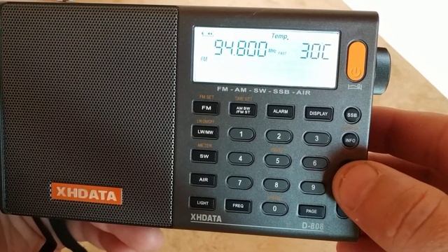 XHDATA D-808 ловим Турцию на FM
