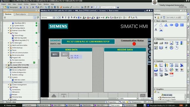 PLC S7-1500 Connect With PLC S7-1200 Via Modbus TCP/IP Full Tutorial