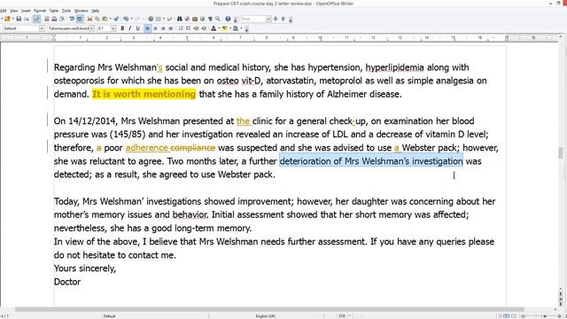 Prepare OET: OET Writing Crashcourse for July 20th Exam. Letter Review class 2. смотреть онлайн