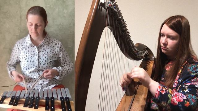 The Dawning Of The Day (irish slow air) | celtic harp, tin whistle, low whistle, glockenspiel смотреть онлайн