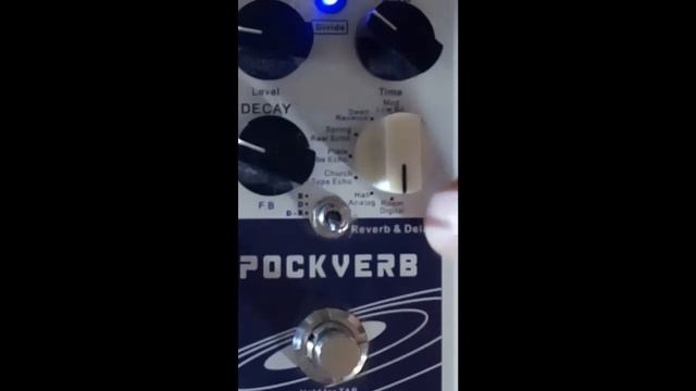 Pedal pockverb ammoon reverb & delay - how to use ( como usar ) смотреть онлайн