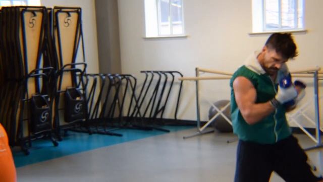 Frank Grillo Training With Boss Up Boxing