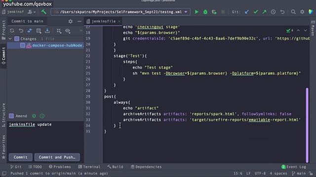 Create artifact or publish HTML report with jenkinsfile | Jenkins parameter | pipeline syntax смотреть онлайн