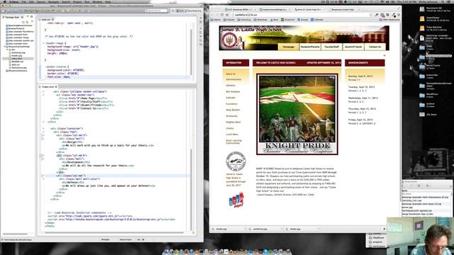 Bootstrap WOD: Responsive Castle High School смотреть онлайн