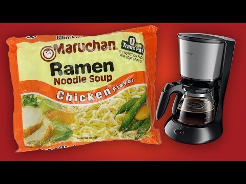 I Cooked Ramen Noodles in a Coffee Pot! This is what happened... смотреть онлайн