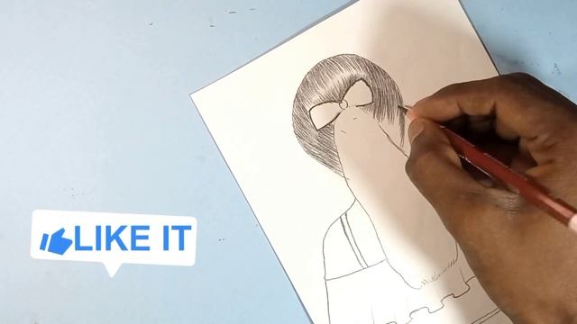 Easy girl drawing || girl drawing step by step || easy girl backside drawing смотреть онлайн