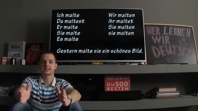 Урок 29. Чем отличается Präteritum от Perfekt? Немецкий, прошедшее время. смотреть онлайн