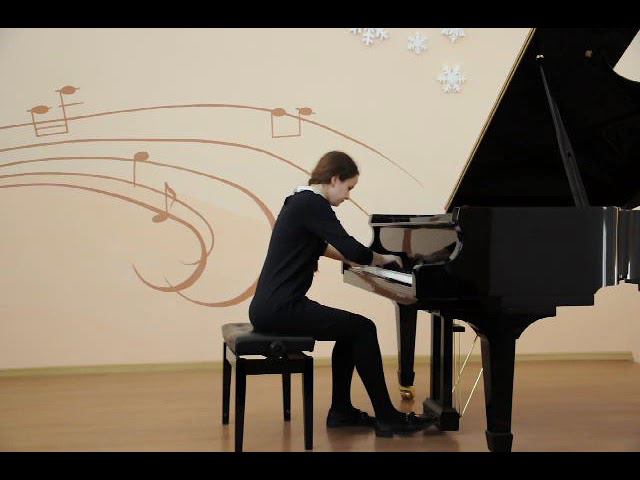 Галай София И.С.Бах "Прелюдия и фуга" D-dur I том ХТК; Э.Григ "Гаде" ДМШ Барабинского района смотреть онлайн