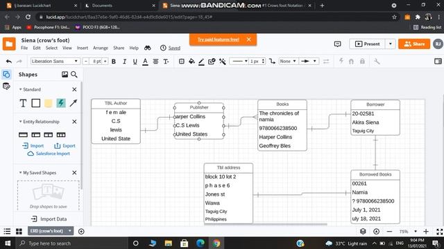 Crows Foot Notation Application смотреть онлайн