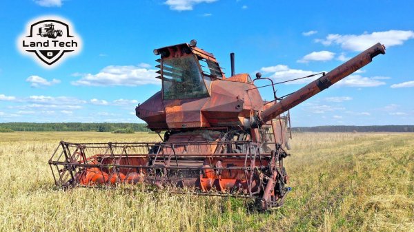 Уникальный советский комбайн СК-6 Колос ещё работает на полях страны!