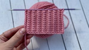 Как из привычной резинки сделать красивый фактурный узор.