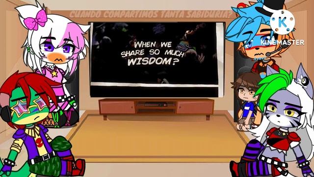 FNAF SB react to "this comes from inside" смотреть онлайн