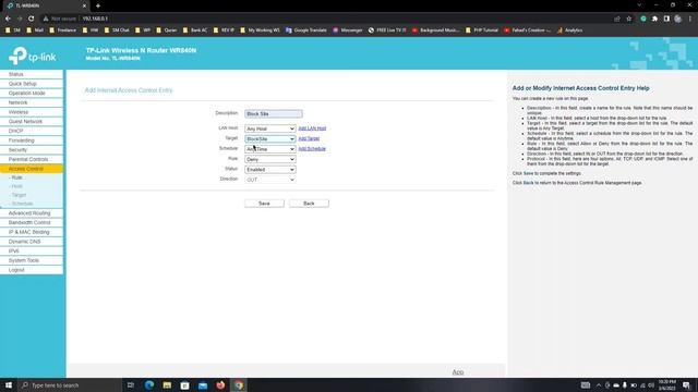 How to Block any Website in TP-Link Router [TL-WR840N] | Fahad's Creation | Bangla смотреть онлайн