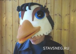 Маска-шапочка пингвина и грача