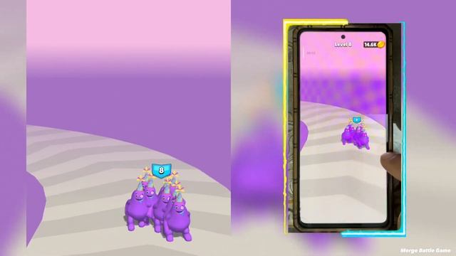 Merge Grima Monster Run - Grima Shake Merge Battle | Merge Master Gameplay смотреть онлайн
