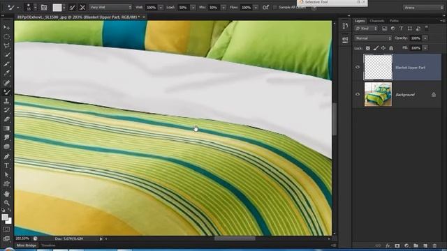 Bedsheet Mockup In Photoshop смотреть онлайн