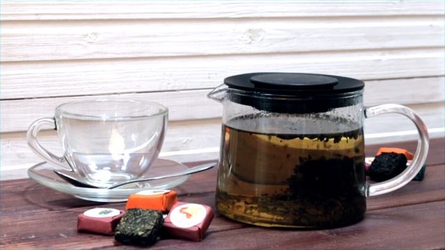 Чай зелёный крупнолистовой прессованный с натуральными фруктами и ягодами Prod.Art