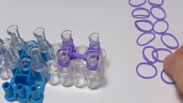 Браслет ЦЕПЬ из резинок Rainbow Loom Bands смотреть онлайн