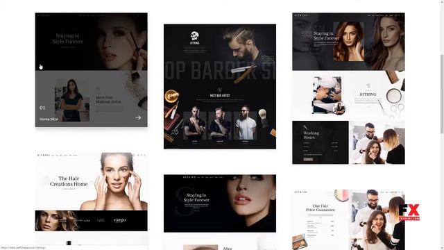 Kitring - A Beauty and Hair Salon WordPress Theme Lorrin Val смотреть онлайн