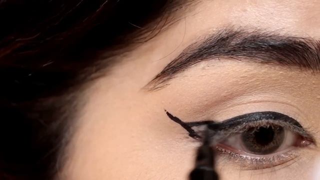 TRICK : How To Apply Eyeliner || ऑय लाइनर कैसे लगाए || Wing + Inner corner смотреть онлайн