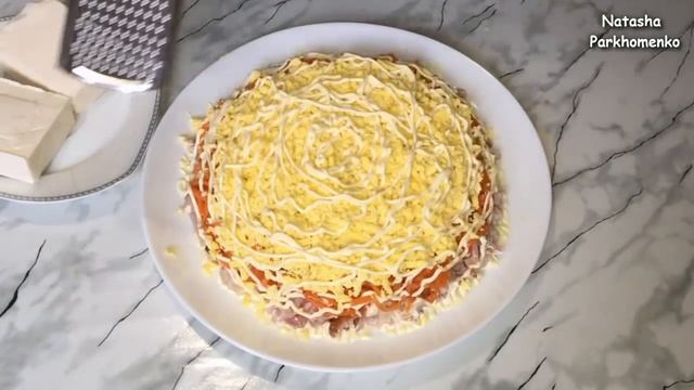 Прекрасный Салат "Зимняя Метель" Очень Вкусно, Просто и Красиво / Новогодний Салат / Snowstorm Sala смотреть онлайн