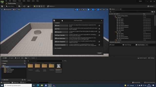 UNREAL ENGİNE 5 İLE OYUN NASIL YAPILIR ? Ders 1( Arayüz, Değişkenler, Kurulum) смотреть онлайн