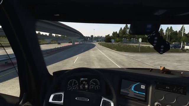 ATS | Freightliner Cascadia | Lufkin TX to Houston TX | Box Container HC (High Cube) 52,910lb смотреть онлайн