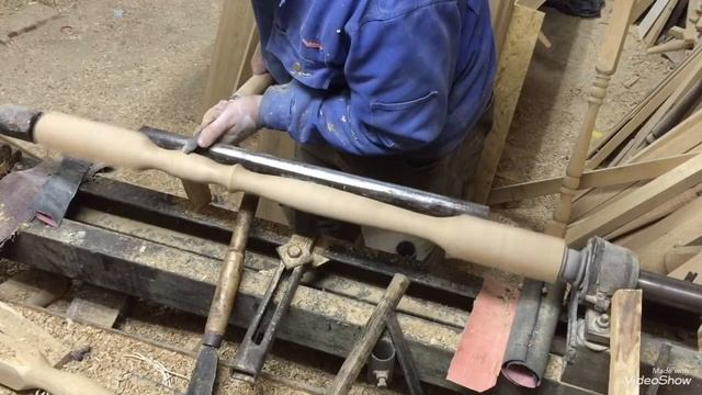 Лестница Дуб(точим балясины)ч4 смотреть онлайн