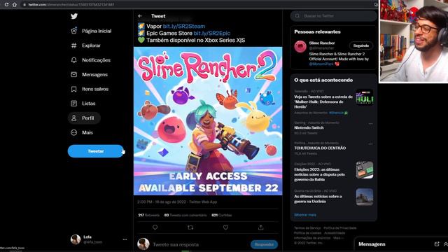 GRANDE NOTÍCIA! DATA DO LANÇAMENTO OFICIAL SLIME RANCHER 2 смотреть онлайн