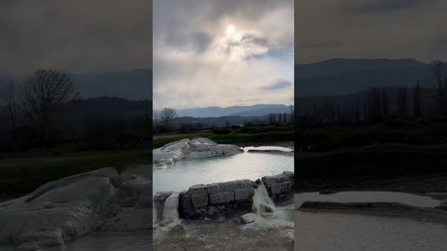 Лечебный источник. Гейзер сероводородный Грузия. смотреть онлайн