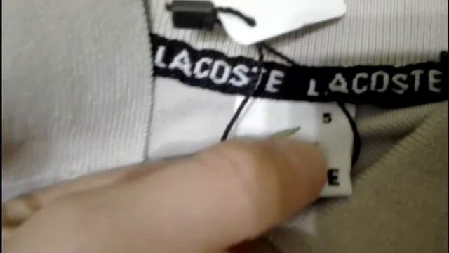 Lacoste Sport. Обзор, как отличить оригинальный Lacoste от поддельного!
