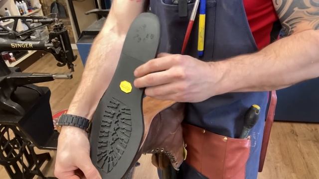 RED WING BOOTS GET VIBRAM SOLES! | Oil Resistant Shoe Repairs | Men's Fashion 2021
