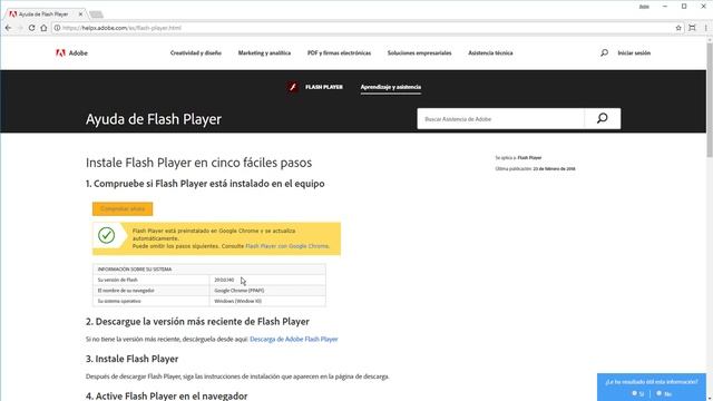 ☑️Comprobar y actualizar a la última versión de FLASH PLAYER de cualquier navegador web смотреть онлайн